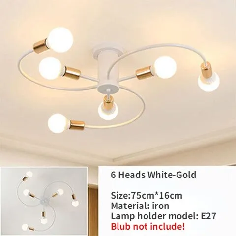 XC Kongkang Modern Iron Ceiling Chandelier for Indoor Lighting