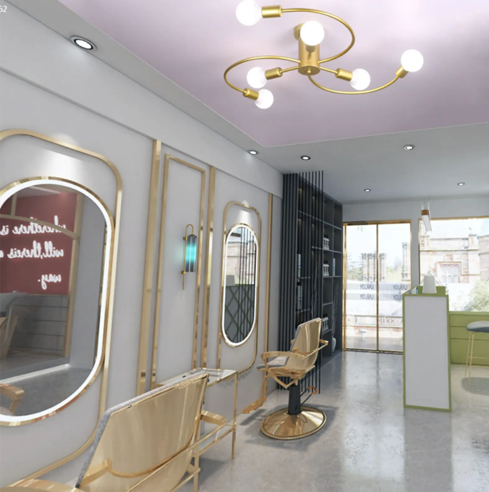 XC Kongkang Modern Iron Ceiling Chandelier for Indoor Lighting