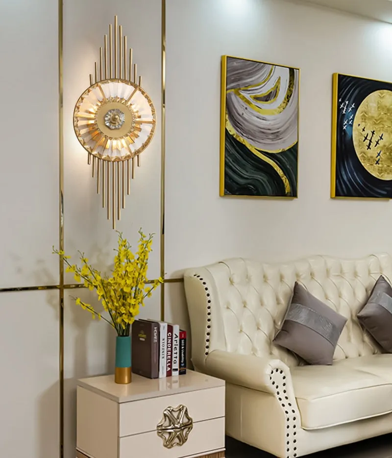 YLK Adar High-quality Creative design modern sconce lighting gold