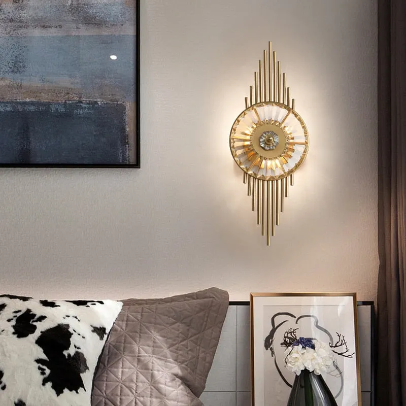 YLK Adar High-quality Creative design modern sconce lighting gold