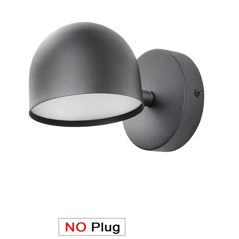 YoE 9W Smart Touch Stepless Dimming Wall Light 350° Rotatable