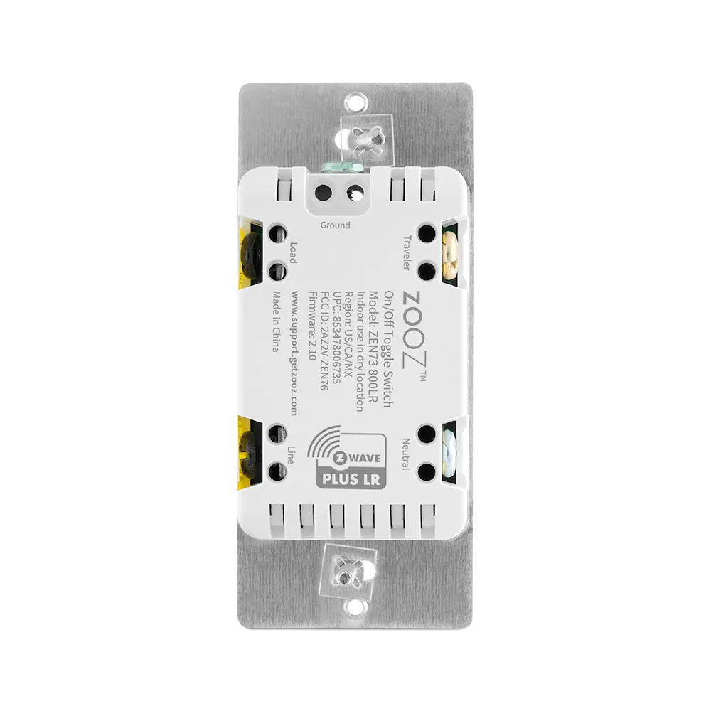 Zooz 800 Series Z-Wave Long Range S2 On / Off Toggle Switch ZEN73 800LR
